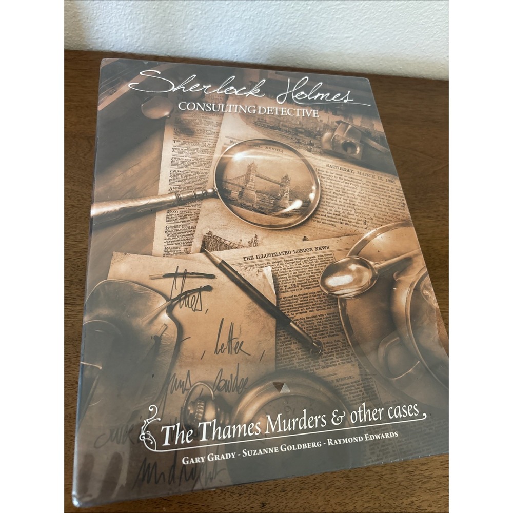 Sherlock Holmes Consulting Detective The Thames Murders & Other Cases NEW SEALED